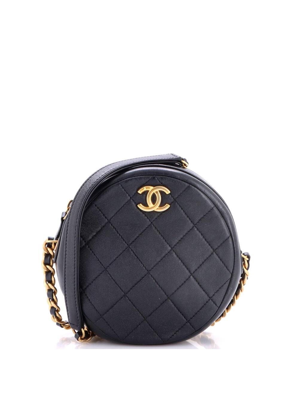 Chanel Round Chain Crossbody Bag #323633C29B